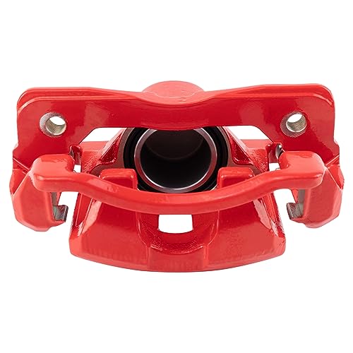TRQ Front Left Right Brake Caliper w/Bracket Performance Red Driver Passenger Side Compatible with 2002-2006 Acura RSX 2003-2011 Honda Civic 2007-2008 Fit - Image 5