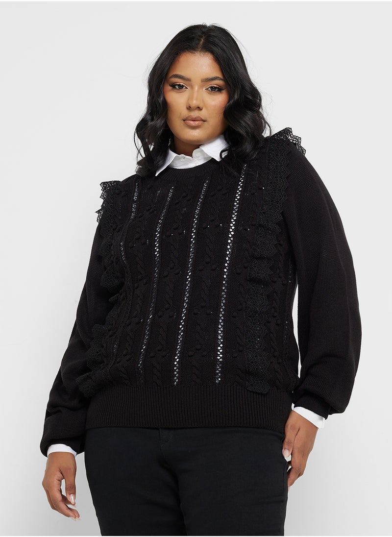 Only Carmakoma - Ruffle Tiered Top - Image 1
