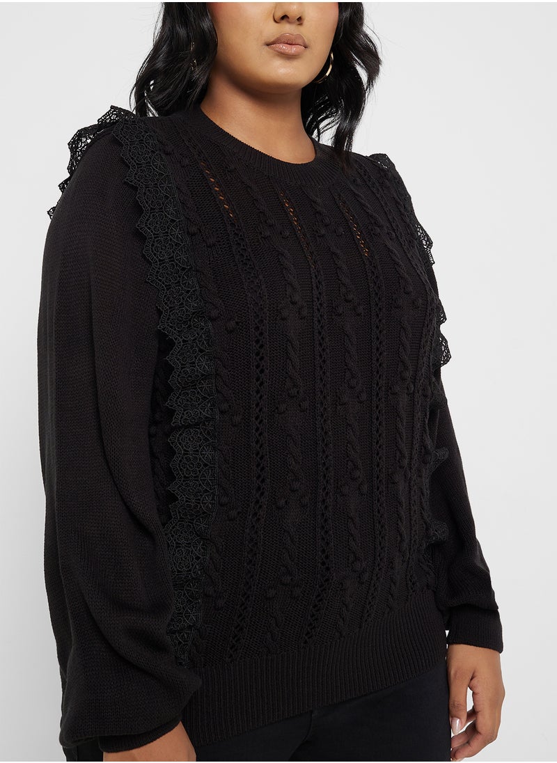Only Carmakoma - Ruffle Tiered Top - Image 1
