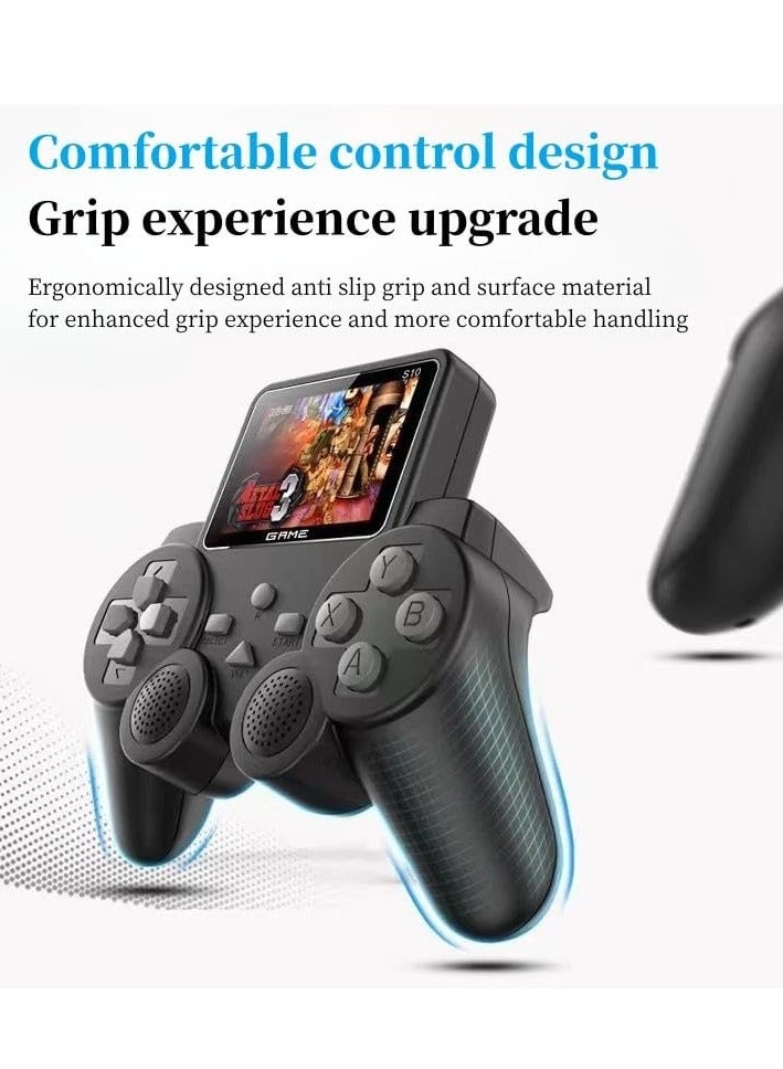 وحدة تحكم S10 GAMEPAD 520 لوحة ألعاب كلاسيكية مع شاشة ملونة عالية الدقة مدمجة مع 520 لعبة كلاسيكية مع مجموعة تحكم إضافية للاعبين - Image 5