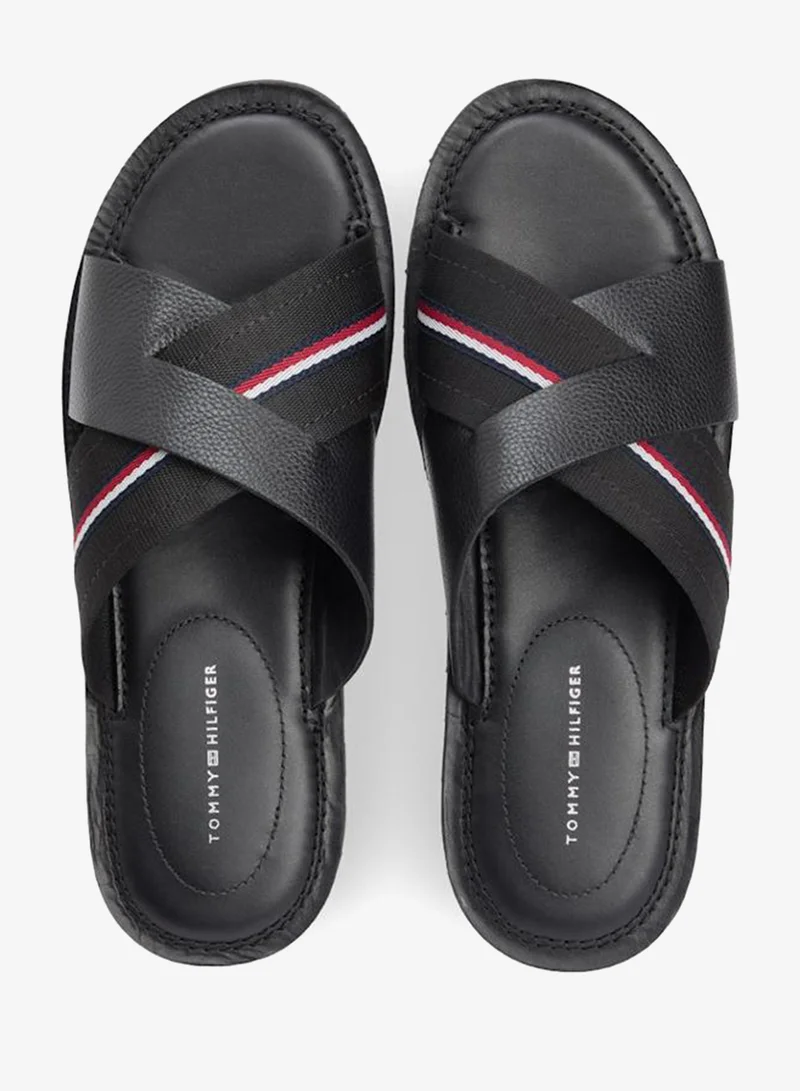TOMMY HILFIGER  Core  Lth Criss C Sandal for Men | Best Price UAE