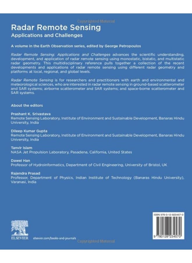 Radar Remote Sensing: Applications and Challenges
