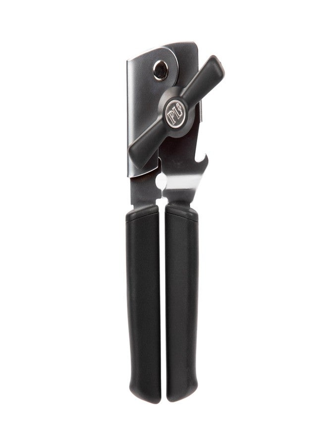 PL8 Can Opener - Stainless Steel Cutting Wheel for smooth edge, Ergonomic Soft-Grip Handles, Built-In Bottle Opener, Durable and Easy to Clean Kitchen Tool - Image 2