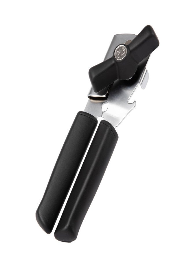 PL8 Can Opener - Stainless Steel Cutting Wheel for smooth edge, Ergonomic Soft-Grip Handles, Built-In Bottle Opener, Durable and Easy to Clean Kitchen Tool - Image 1