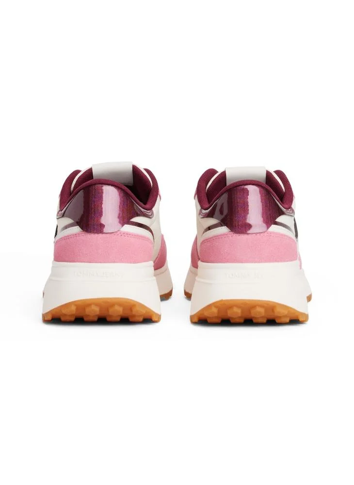 TOMMY JEANS Suede Mixed Texture Cleat Trainers