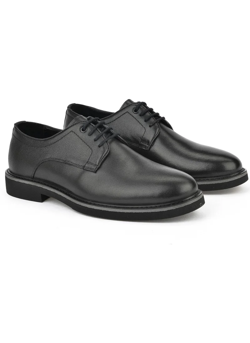 Ziya Men's Leather Shoes 1511025Z2027 Black