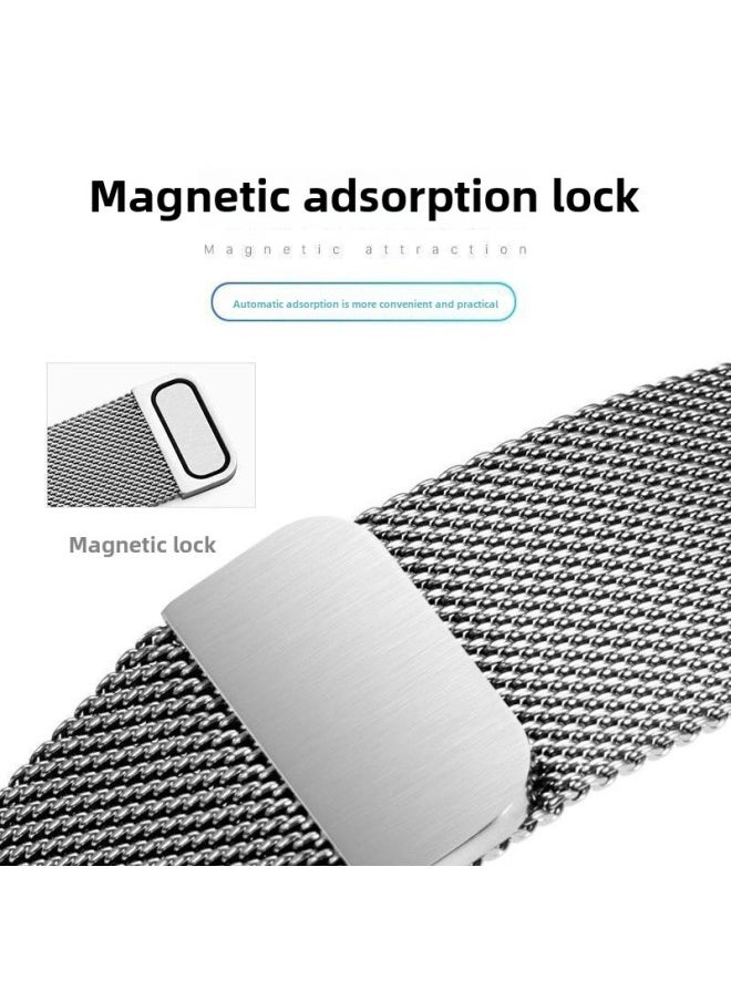 Generic - Fuxi For Huawei Fit3 Strap Fit2 Milanese Nice Magnetic Fit Watch Wristband Universal Summer Breathable-Color:[starlight Color] Milanese-suitable For Huawei Fit3 Series - Image 1