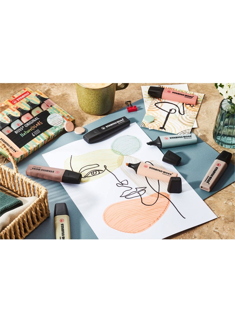 STABILO Boss Nature Colors 6 Color Marking Pen 70 6 2 2  - Image 2