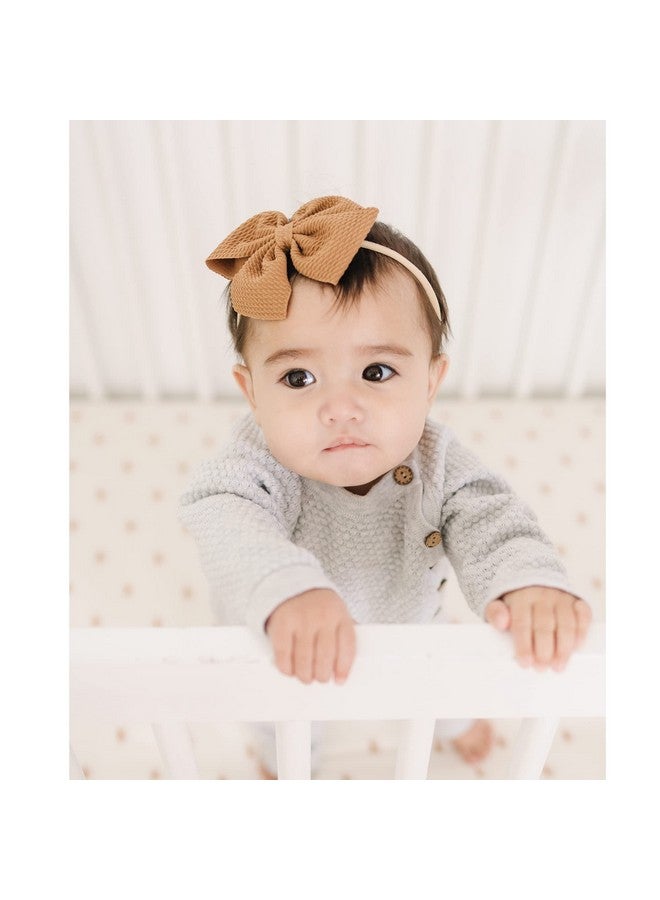 Prohouse 30 PCS Big Bows Baby Nylon Headbands Hairbands Hair Bows Elastics for Baby Girls Newborn Infant Toddler Child Hair Accessories - Image 4