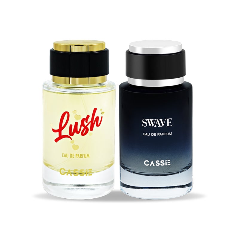 CASSiE Perfume Combo – Lush Pour Femme & Swave Pour Homme Eau de Parfum (75ml each) by CASSiE Perfumes - Image 1