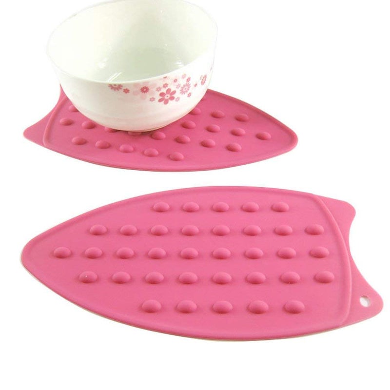 APURK_Silicone Iron Rest Ironing Pad Hot Mat Ironing Helpers Ironing Insulation Boards Random Color 1 Pcs - Image 3