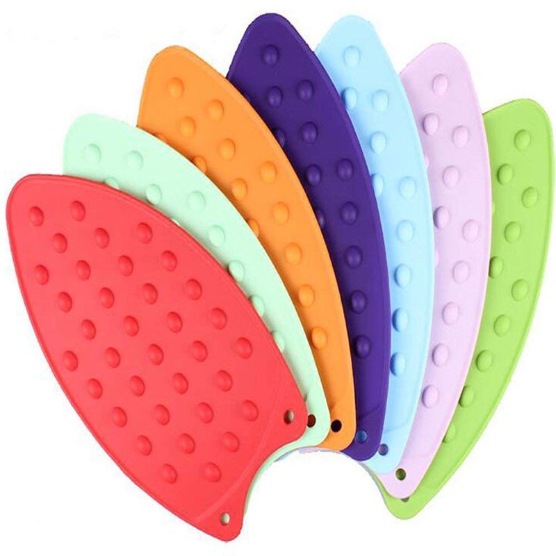 APURK_Silicone Iron Rest Ironing Pad Hot Mat Ironing Helpers Ironing Insulation Boards Random Color 1 Pcs - Image 2