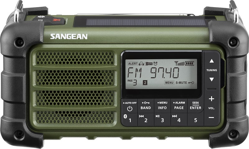 Sangean MMR99 AMFMRBDSBluetoothAUXWeatherMultiPowered Digital Tuning Emergency Radio