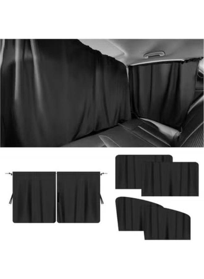 COYO 5PCS Car Window Shades Kit,Car Privacy Window Cover for Light Blocking and Privacy,Universal CCar Sunshade for Baby CCar Accessories Interior for Sleeping Traveling Camping - Image 1