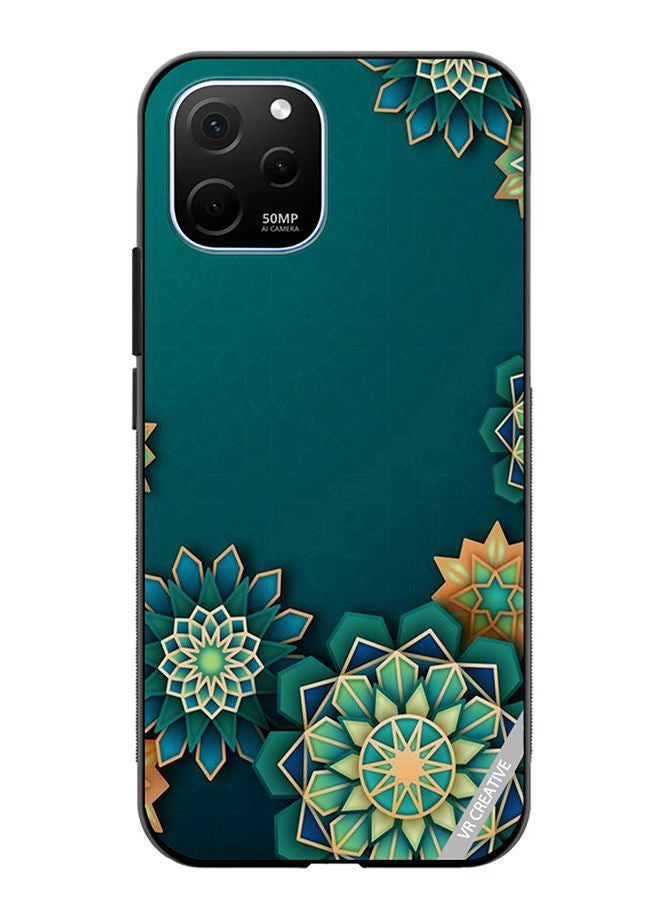 VR CREATIVE Protective Case Cover For Huawei Enjoy 50z Mandala Design Multicolour - Image 1