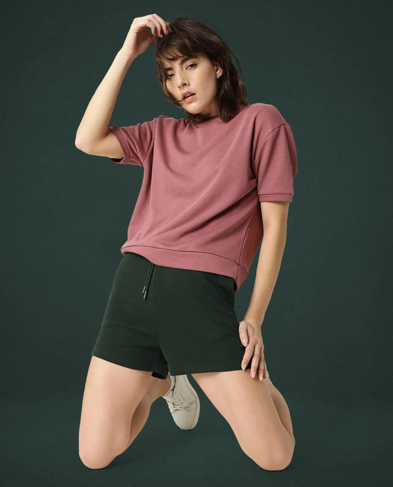 Rareism Women's Mid Rise Shorts