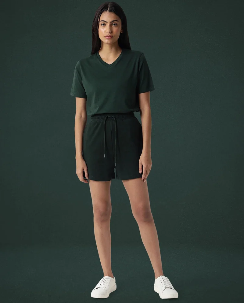 Rareism Women's Mid Rise Shorts