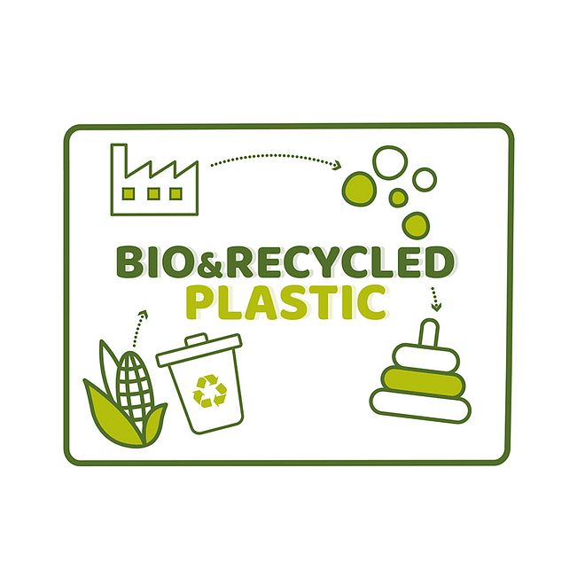 Chicco ECO+ Molly The Snail Teether Baby Rattle - Red - Image 5