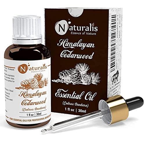 Naturalis Cedarwood Essential Oil 30Ml - Pure And Natural Aromatherapy Oil For Grounding, Relaxation, And Topical Application - Image 1