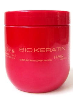 Bio PureOils Bio Keratin Luxury Collection Anti-Frizz Smoothing Hair Masque 16.9 fl.oz (500ml)  - Image 1