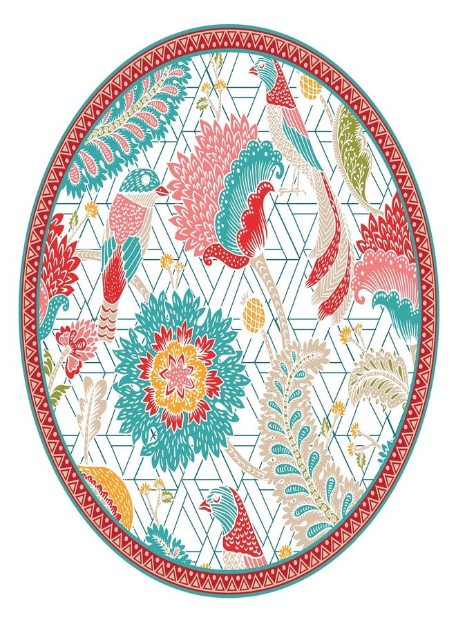 REAL ART Wall Hanging Ceramic Plates 10"-1pc Gift Packing Box (Design 3) - Image 1