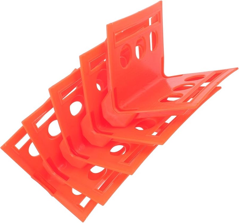 Orange Heavy Duty Plastic Edge Protectors 10pcs for Cargo Trailer Truck Moving - Image 1