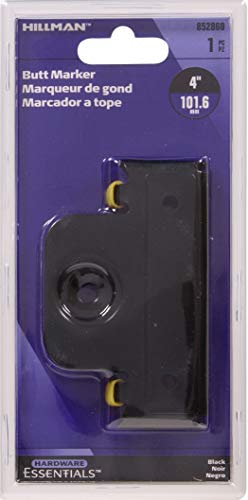 Hillman Hardware Essentials 852505 Black Swinging Door Latch, 4' - Image 2