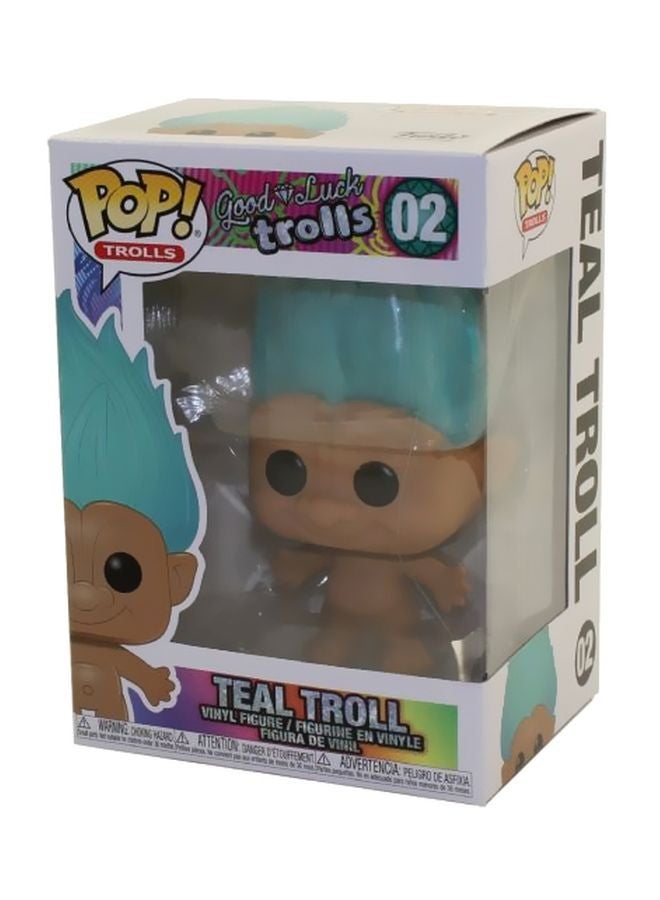 NIBEMINENT POP! Teal Troll Bobblehead Toy FU44603 - Image 2