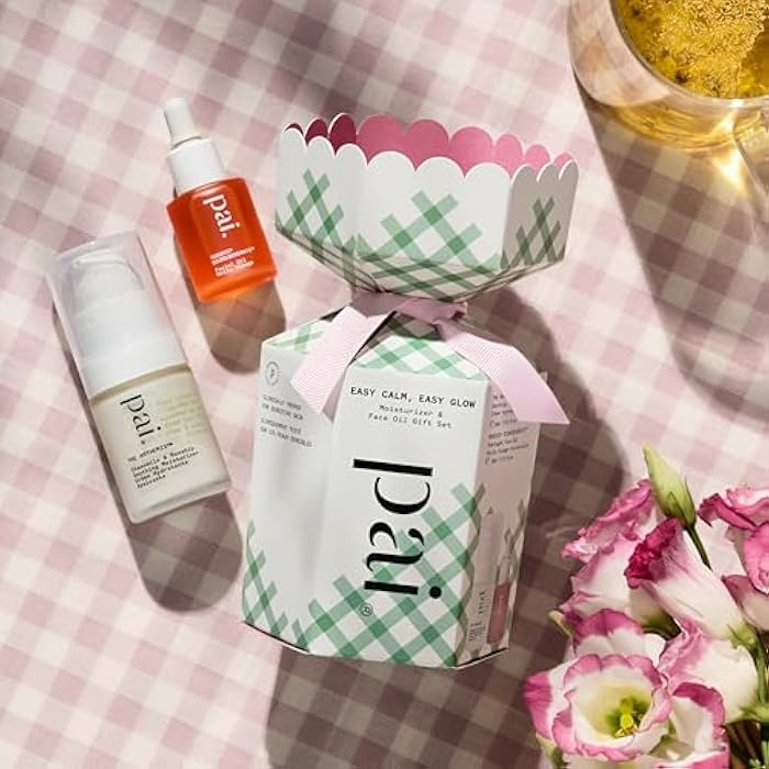 Pai Skincare - Easy Calm, Easy Glow Moisturizer + Face Oil Gift Set | The Anthemis Moisturizer (15mL) + Rosehip Bioregenerate Overnight Oil (10 mL) | Natural, Vegan, Sensitive Skin Safe (2 Piece Set) - Image 4