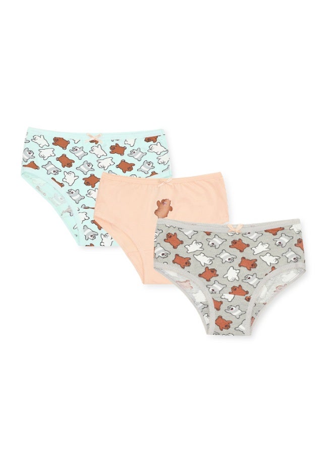 general BRIEF GIRLS WBB 3PCS PACK 2-8 YRS JK-PBBBGBR015 - Image 1