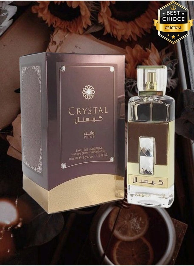 أرض الزعفران 8 قطع عطر كريستال وايت 100 مل  - Image 2