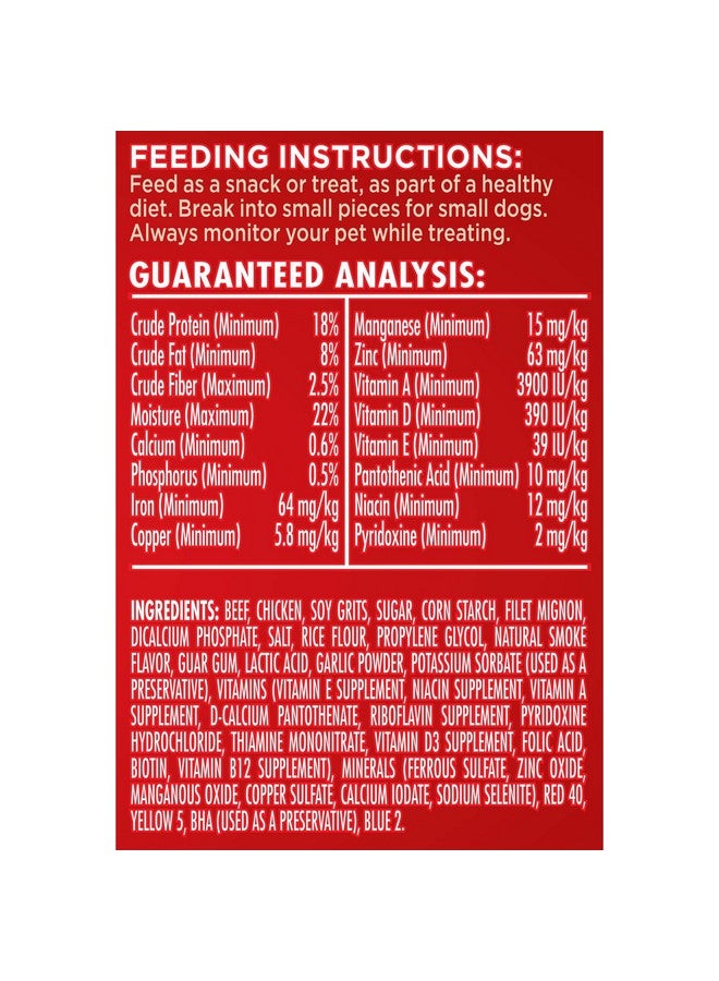 MILK-BONE Soft & Chewy Dog Treats, Beef & Filet Mignon, 25 Ounce Jar (Pack Of 2) - Image 5