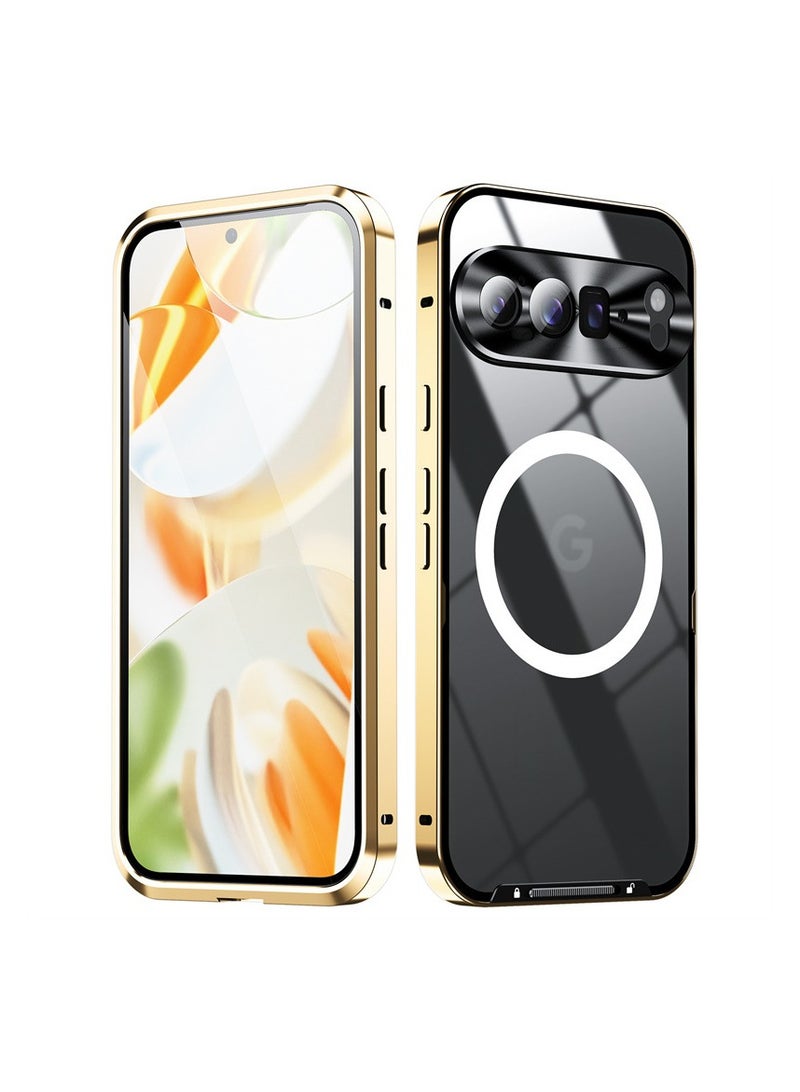general Matte Protective Case Compatible with Google Pixel 10 Pro XL Features Magnetic Attachment Matte Semi-Transparent Shockproof and Drop-Resistant Case