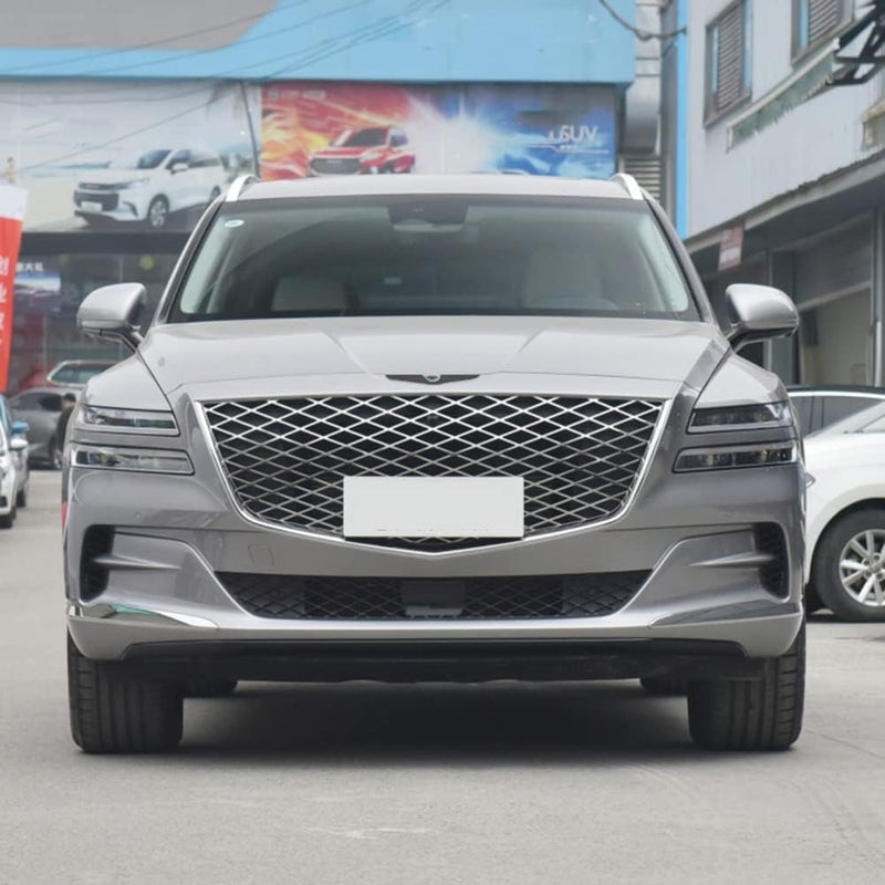 Kolya Glossy Black Front Hood Center Wing Emblem Logo Cover Bumper Badge Molding Trim for Genesis GV80 2021 2022 2023 - Image 4