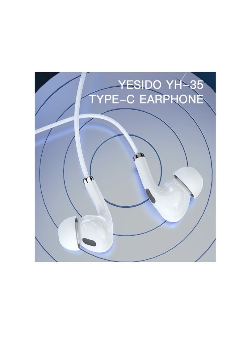 Yesido Yesido YH35 Type-C plug Wired Earphone  - Image 4