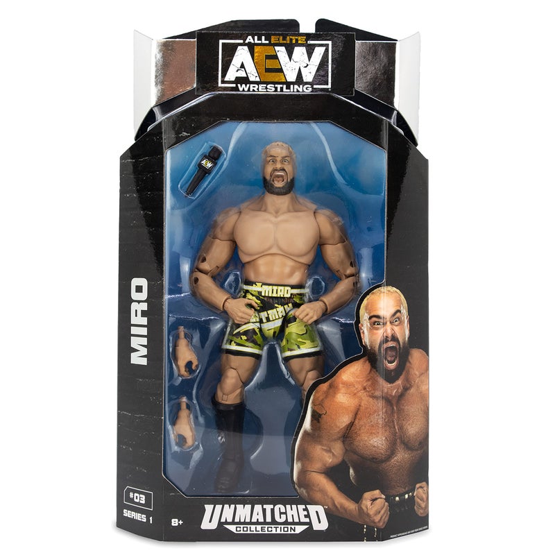 Aew All Elite Wrestling Miro Action Figure Unmatched Collection Figure - Series 1 - Image 2