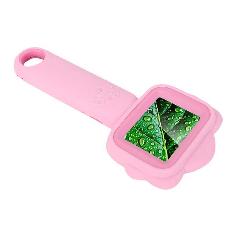 Handheld Digital Microscope 2.4in Screen 500X 2MP Data Storage Rechargeable Microscope with LED Lights - Image 4