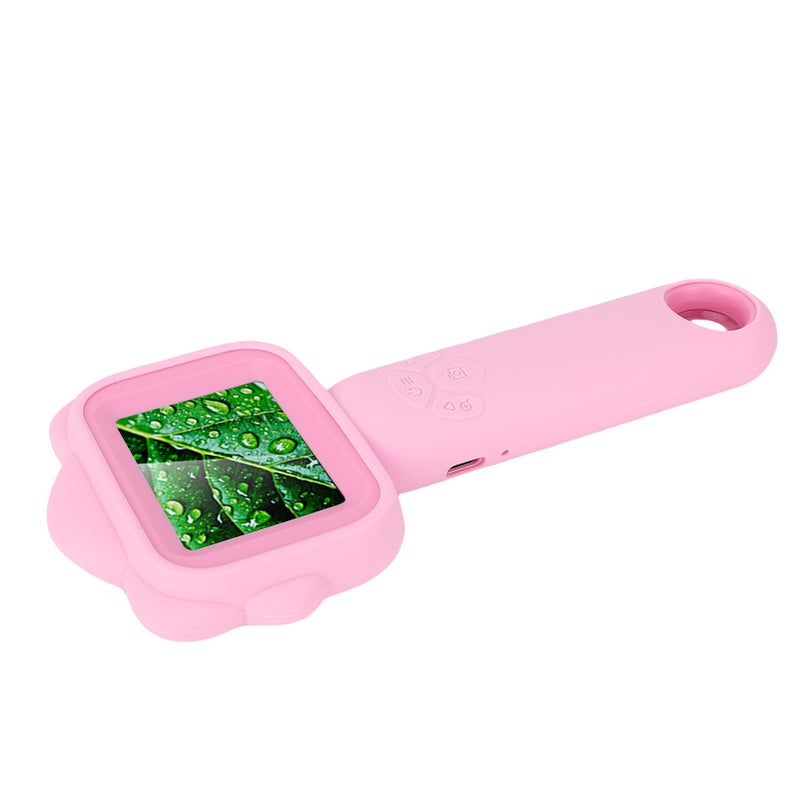 Handheld Digital Microscope 2.4in Screen 500X 2MP Data Storage Rechargeable Microscope with LED Lights - Image 3
