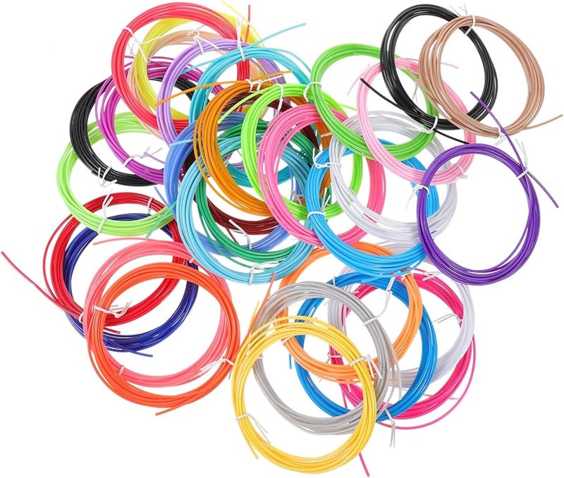 Alipis 30 Pcs Low Temperature PCL Filament For 3D Printer Creative Projects - Image 1