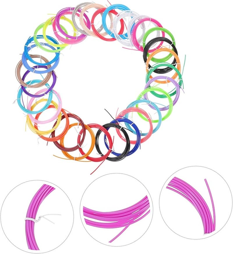 Alipis 30 Pcs Low Temperature PCL Filament For 3D Printer Creative Projects - Image 5