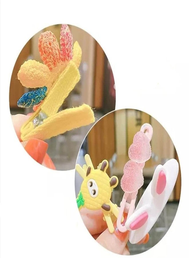 VIRTUAL WORLD 14 Pcs Multi Unicorn Ice Cream Hair Clips Set Baby Hairpin For Kids Girls Toddler Barrettes Hair Accessories assorted color - Image 5