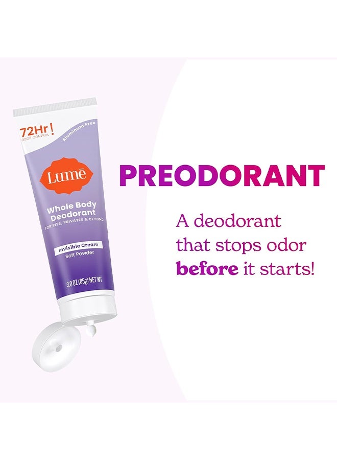 لومي مزيل العرق لكامل الجسم - يحارب الرائحة بأمان وفعالية 72 ساعة التحكم في الرائحة خالية من الألومنيوم خالية من صودا الخبز - Image 4