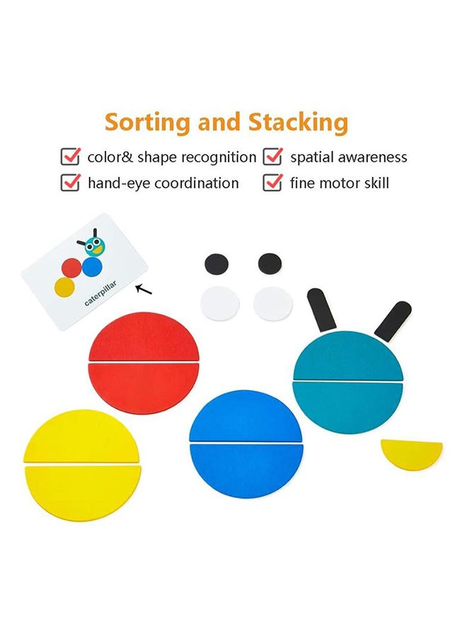 Wooden Jigsaw Montessori Puzzle 10.7 x 5.4 x 1.5cm - Image 5