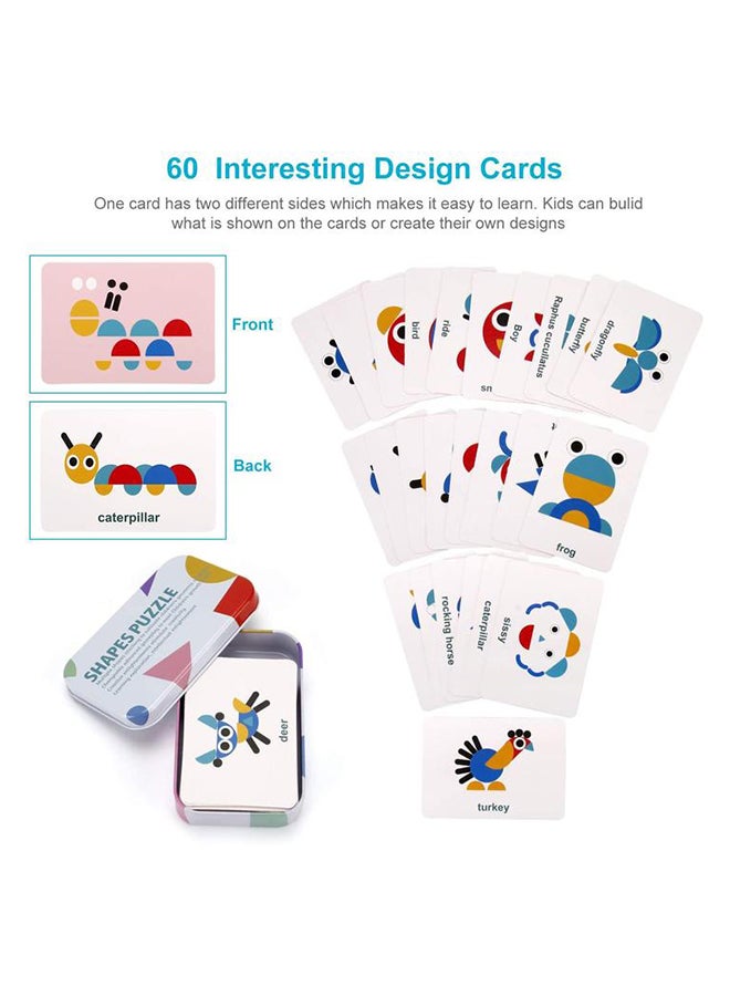 Wooden Jigsaw Montessori Puzzle 10.7 x 5.4 x 1.5cm - Image 2