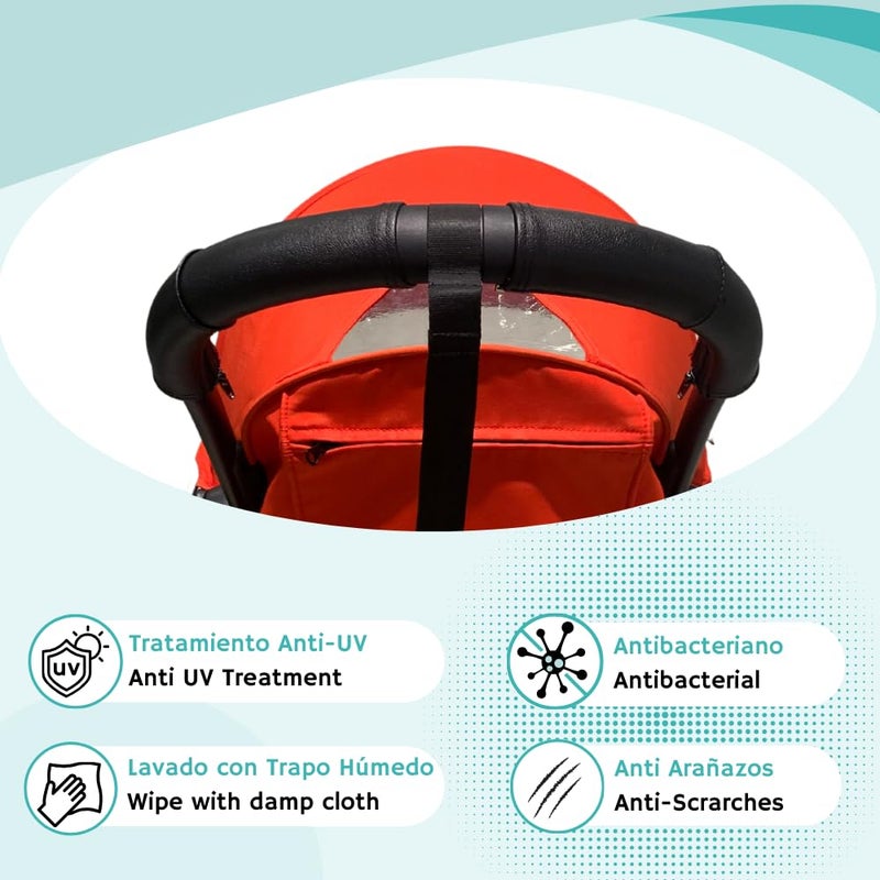PROTEC TIF Leatherette Covers Compatible with Babyzen YOYO 2 Handlebar - Image 5