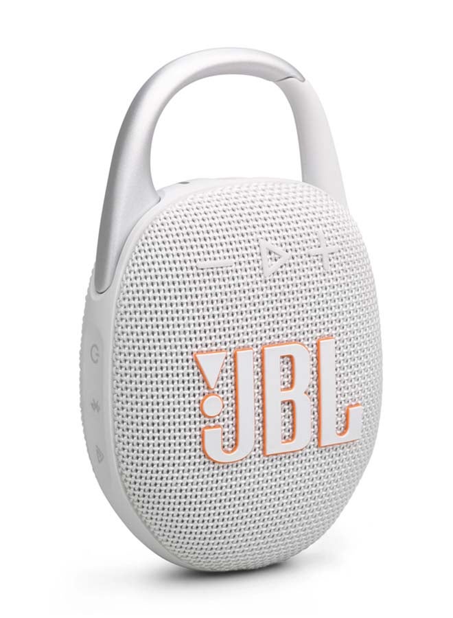 JBL Clip 5-Portable Waterproof Speaker White - Image 5