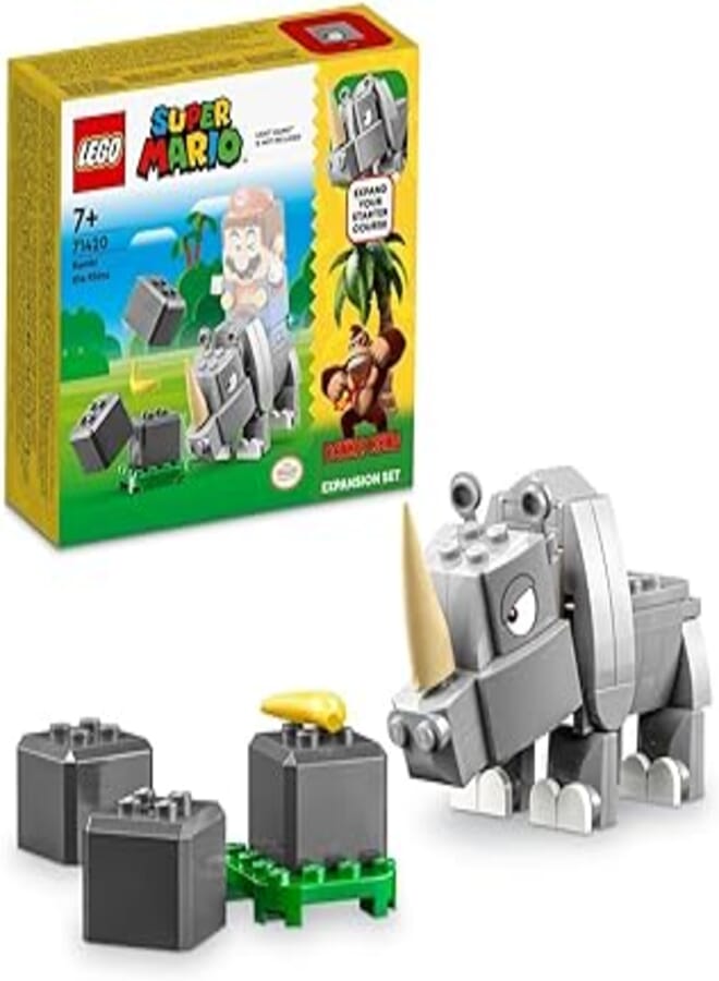 LEGO® Super Mario™ Rambi the Rhino Expansion Set 71420 Building Toy Set (106 Pieces)