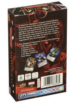 Upper Deck Legendary A Marvel Deck Building Deadpool Expansion Board Game  - Image 3