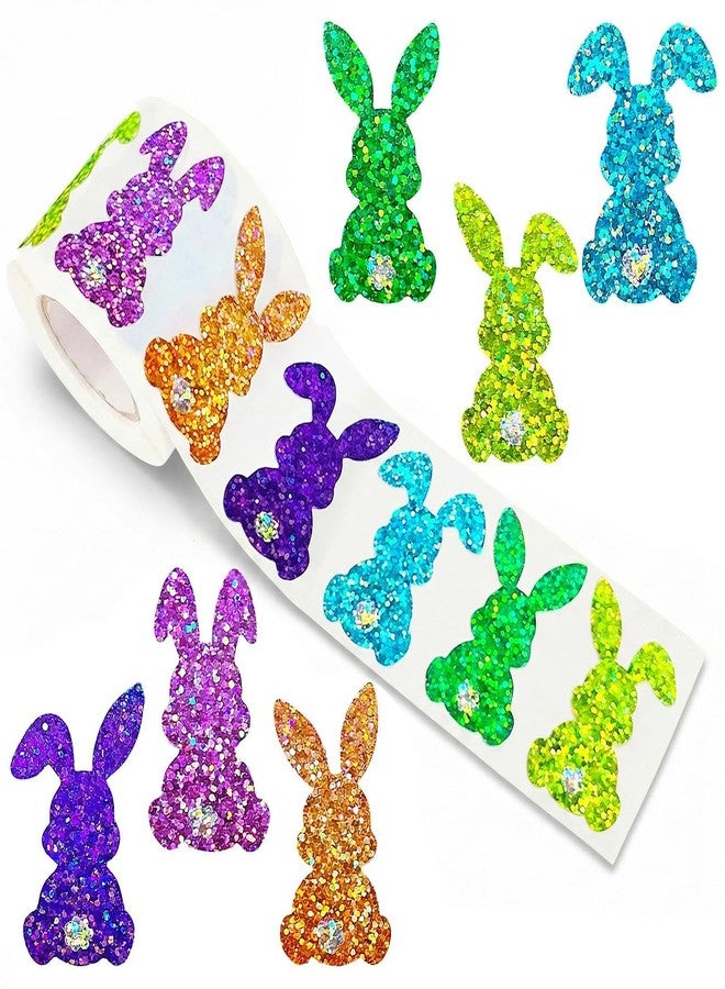 Merriva 500 Pcs 1.5 Inches Animal Stickers Roll - Self-Adhesive Glitter Stickers for DIY Crafts, Scrapbooking, and Seasonal Decorations - Image 1