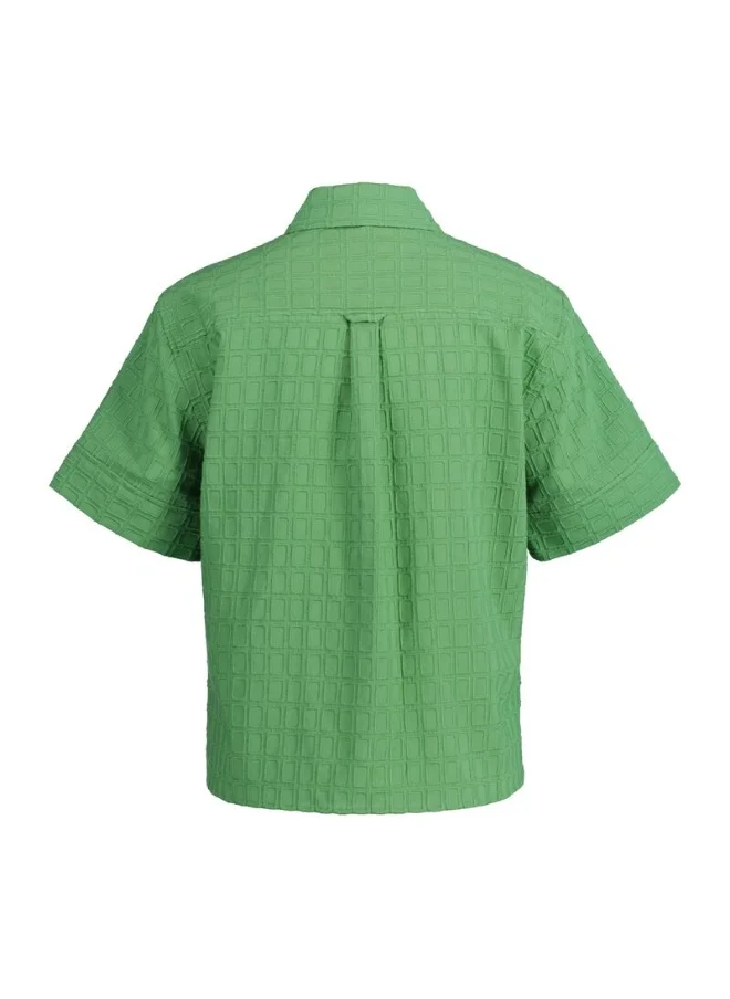 GANT Gant Embroidery Short Sleeve Shirt